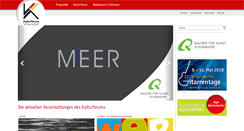 Desktop Screenshot of kulturforum-schorndorf.de